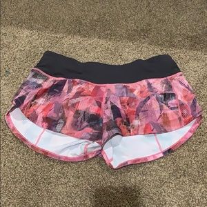 Pink Lulu Lemon Shorts